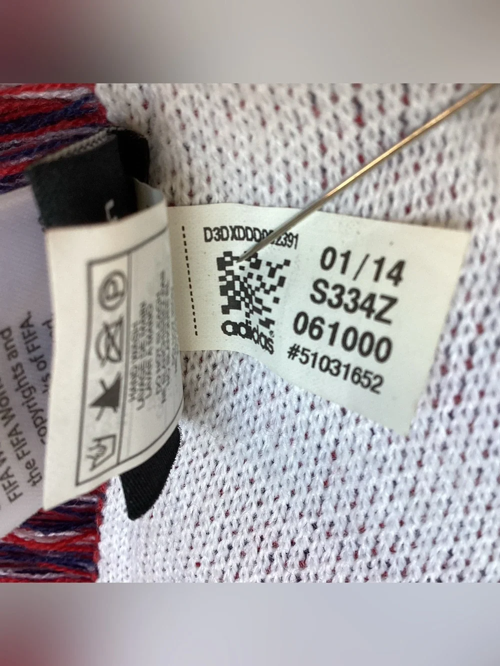 2014 Adidas FIFA World Cup USA United States scarf